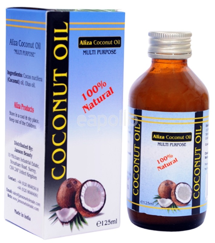 Aliza coconut oil 100% natural ( huile de coco 100% naturelle  multi-usage 125ml )
