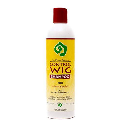 African essence control wig shampoo ( controle perruque pour humain et synthetiques 355ml)