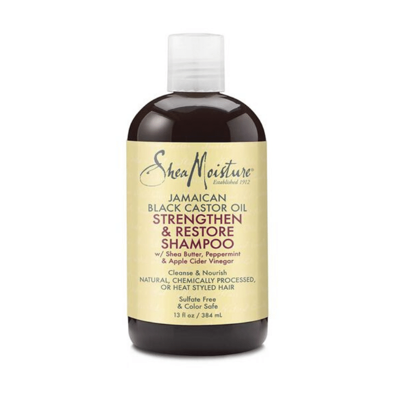 Shampooing fortifiant et réparateur à l'huile de ricin noir jamaïcain Shea Moisture 384 ml