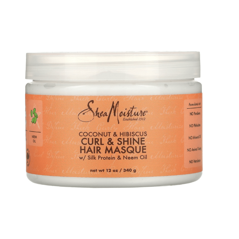 Shea Moisture Coconut & Hibiscus Curl & Shine Hair Masque 340 G