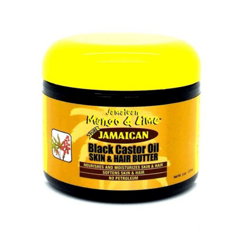Jamaican & Mango Lime Beurre pour la peau et les cheveux à l'huile de ricin noir 177 ml