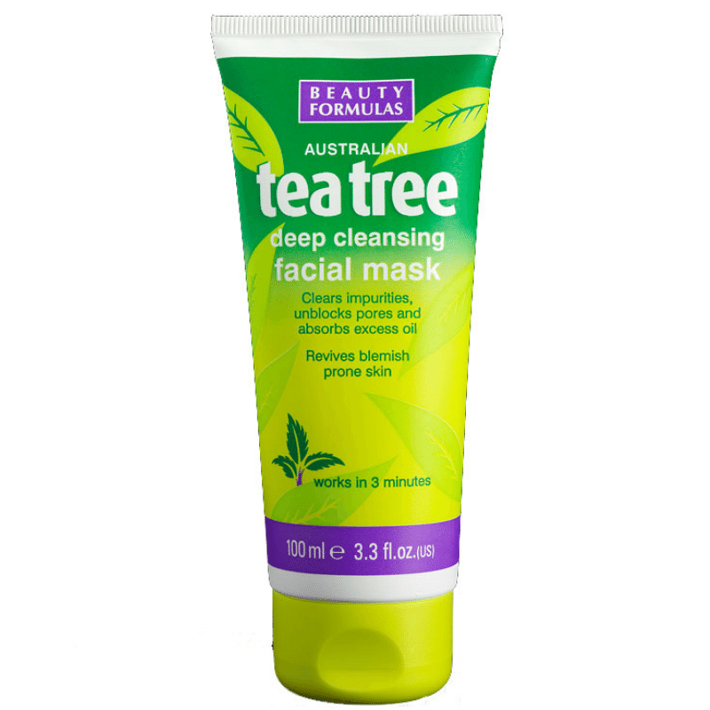 Beauty Formulas - Masque nettoyant en profondeur Tea Tree 100 ML