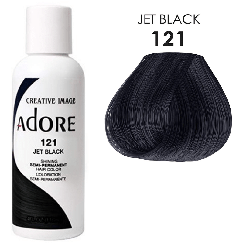 Adore 121 Jet Black 118ML Coloration de cheveux