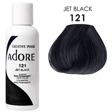 Charger l&#39;image dans la galerie, Adore 121 Jet Black 118ML Coloration de cheveux