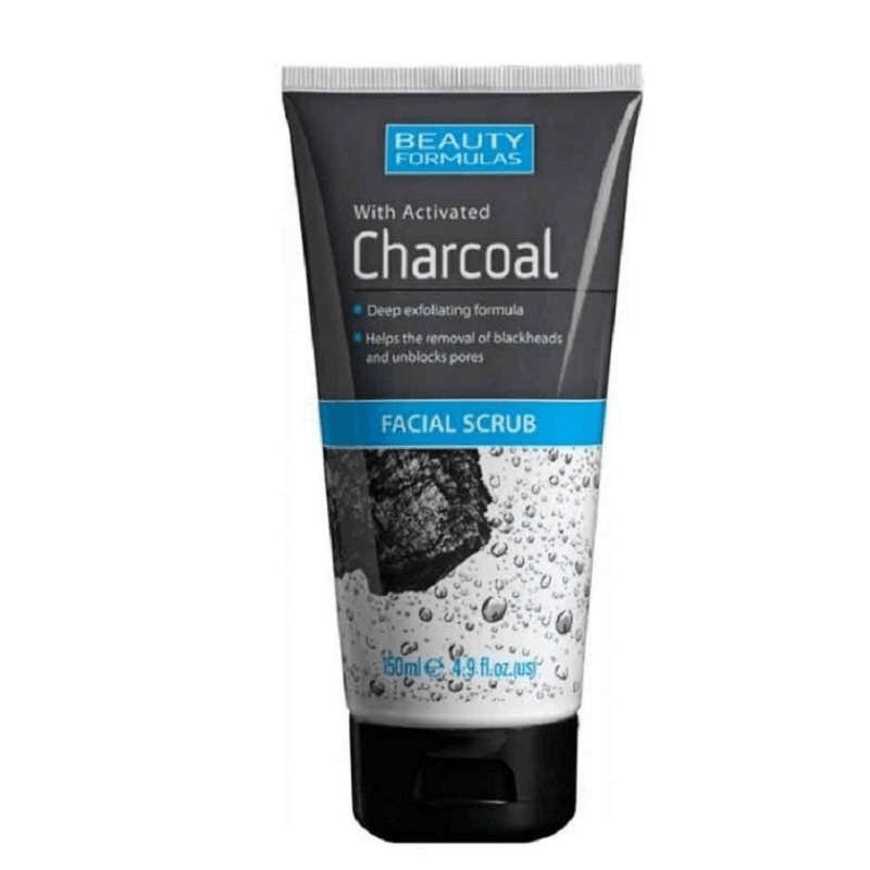Beauty formulas Charcoal facial scrub 150 ML