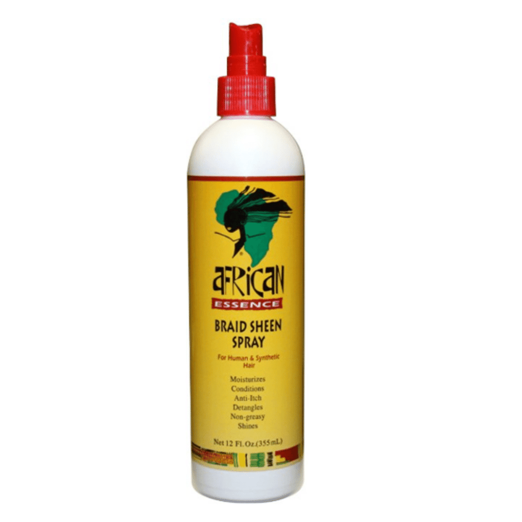 African Essence Spray de brillance Tresse 355 ML