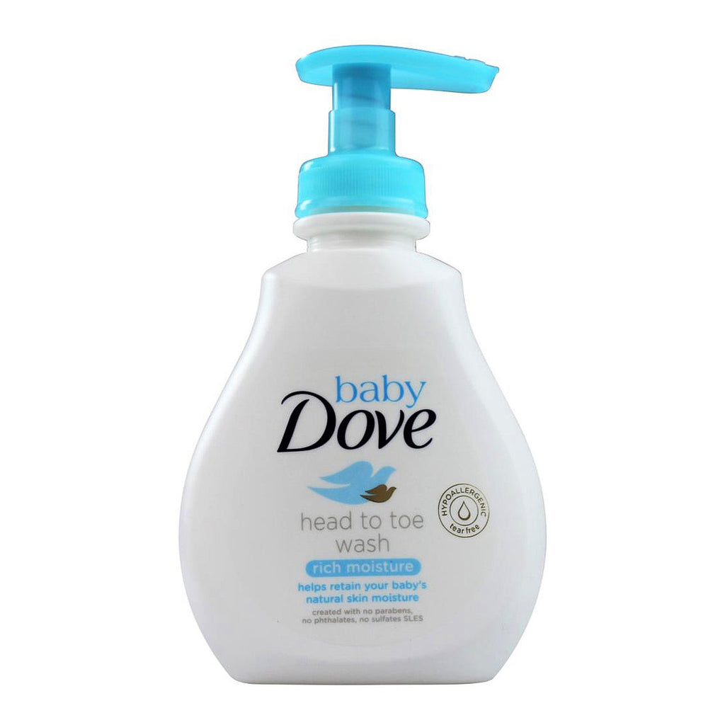 Baby dove head to toe wash ( gel douche nettoyant pour bébé 200ml