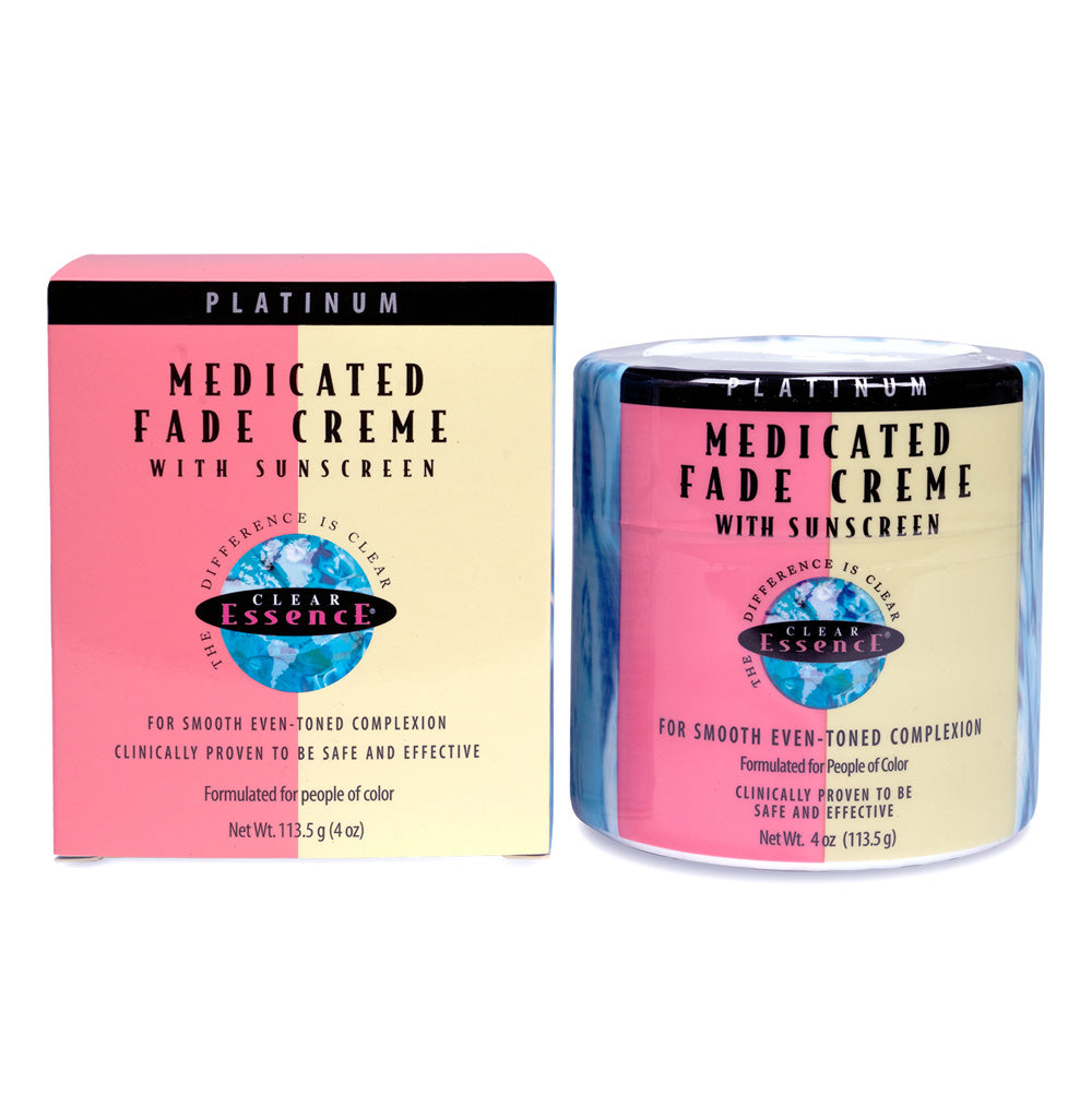 Clear Essence Platinum Medicated Fade Creme with Sunscreen 113.5 G