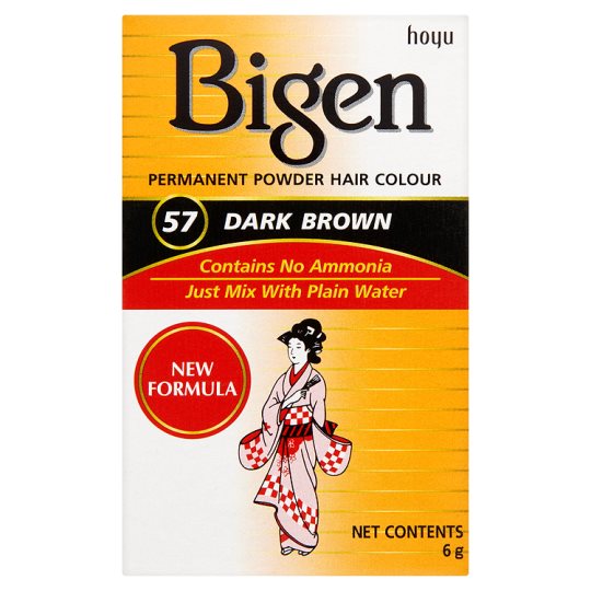 Bigen (couleur de cheveux en doudre permanant brun foncé 6g )