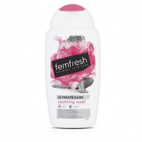 Femfresh soin de la peau intime lavant apaisant 250ml )