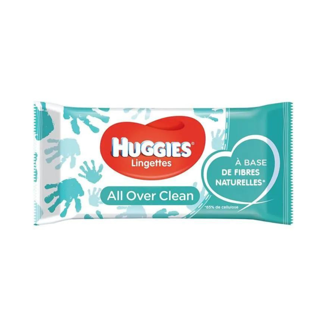Huggies Lingette nettoyante mains, visage et fesses 56 feuilles – Alicisse  boutique